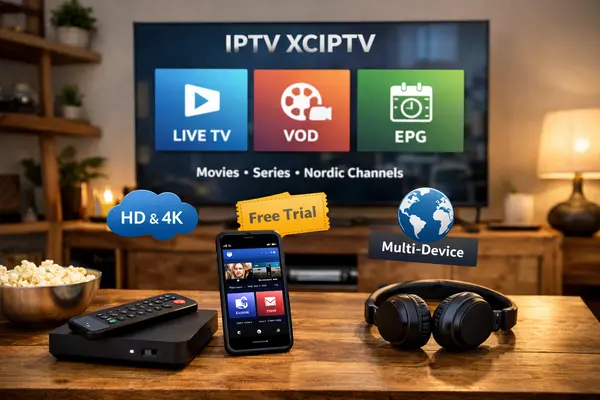 IPTV XCIPTV-sovelluksella