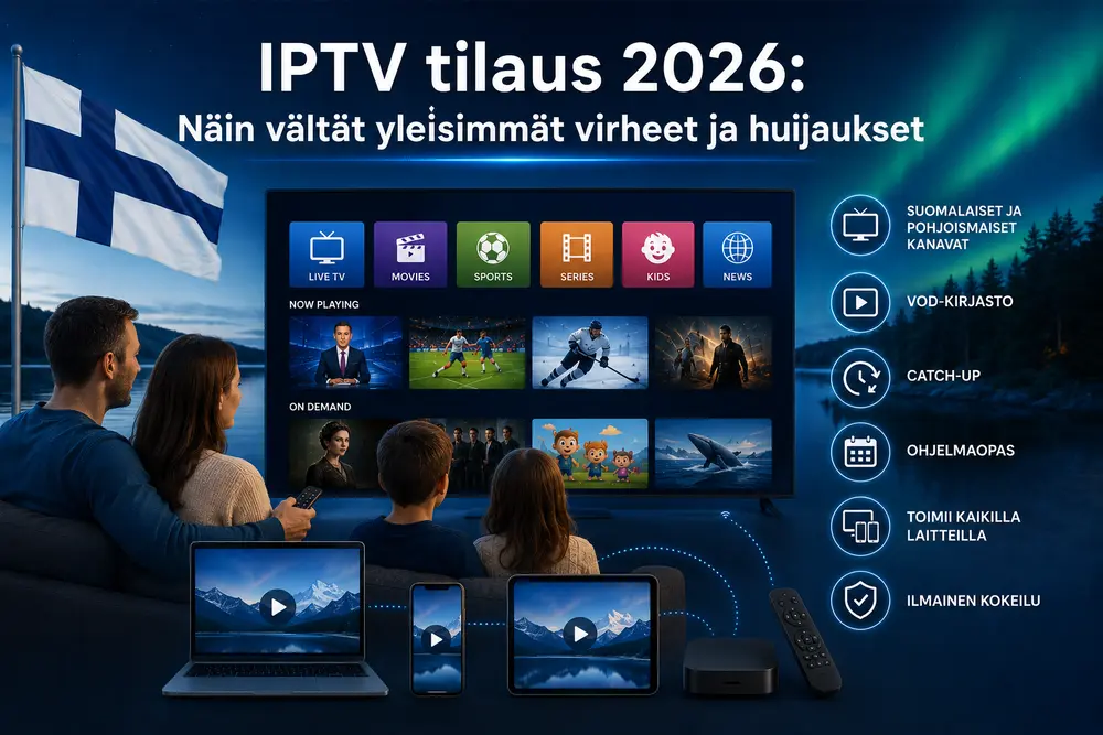IPTV tilaus 2026