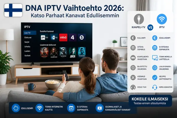DNA IPTV Vaihtoehto 2026