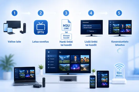 M3U vs. Xtream-koodit: Minkä menetelmän sinun kannattaa valita IPTV:llesi Suomessa? nordic iptv