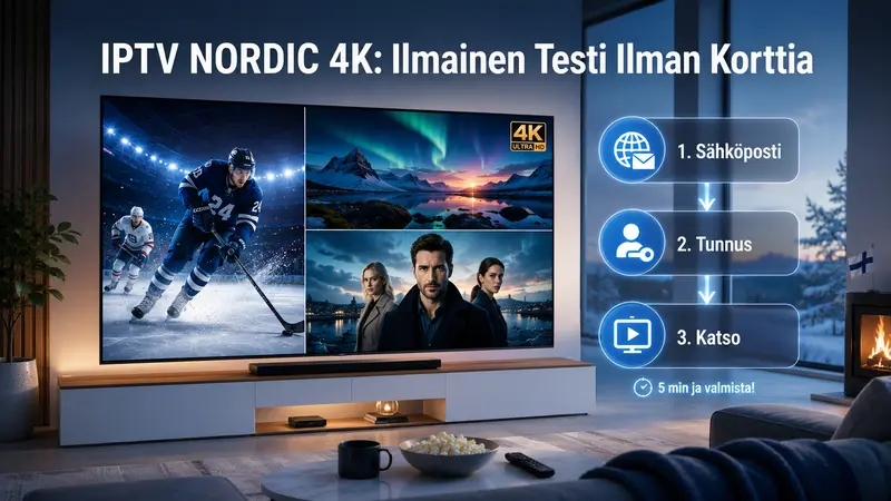 IPTV NORDIC 4K: Suomen Luotettavin ja Turvallisin Valinta 2026 nordic iptv