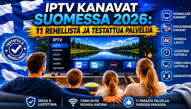 IPTV kanavat Suomessa 2026