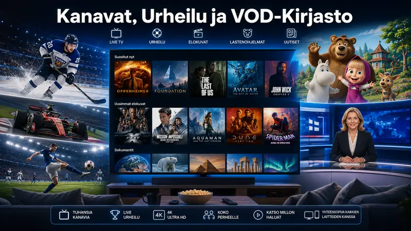 IPTV NORDIC 4K: Suomen Luotettavin ja Turvallisin Valinta 2026 nordic iptv