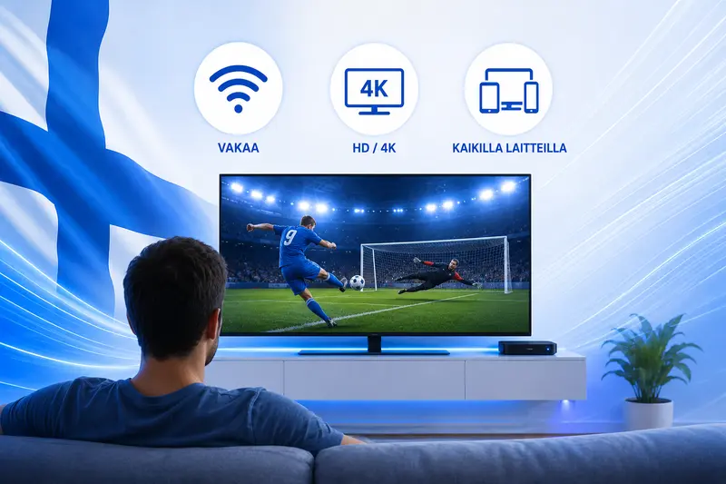 MM-kisat 2026 livenä: Koe Suomen vakain IPTV-palvelu ilman viiveitä nordic iptv