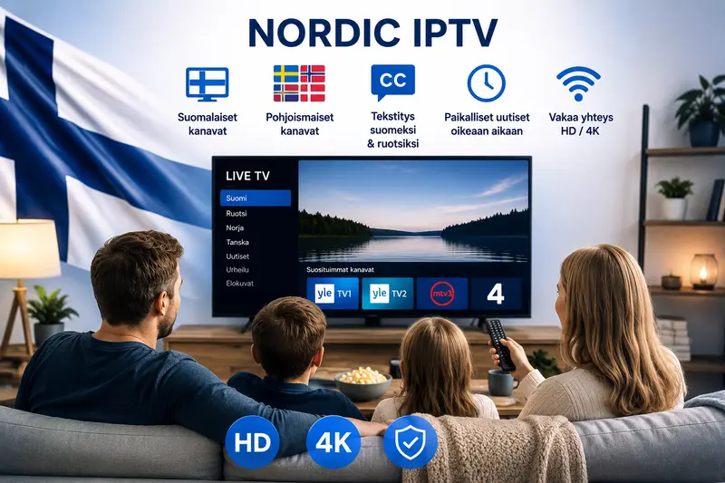 IPTV ilmainen testi Suomessa (2026): Testaa vakaa yhteys heti nordic iptv