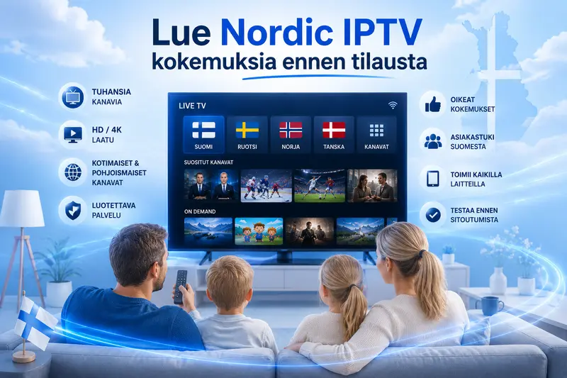 Nordic IPTV kokemuksia ennen tilausta