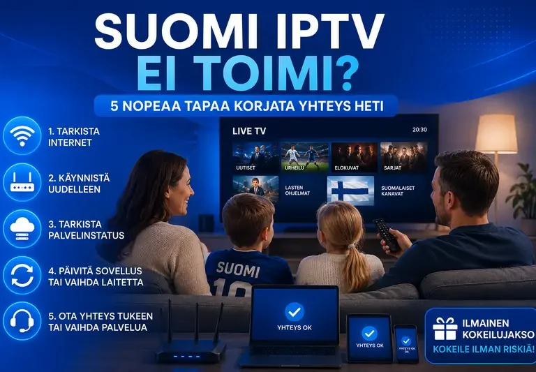 Suomi IPTV Ei Toimi