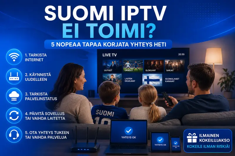 Suomi IPTV Ei Toimi