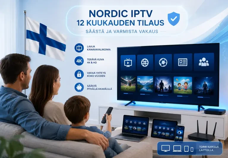 Nordic IPTV 12 kuukauden tilaus