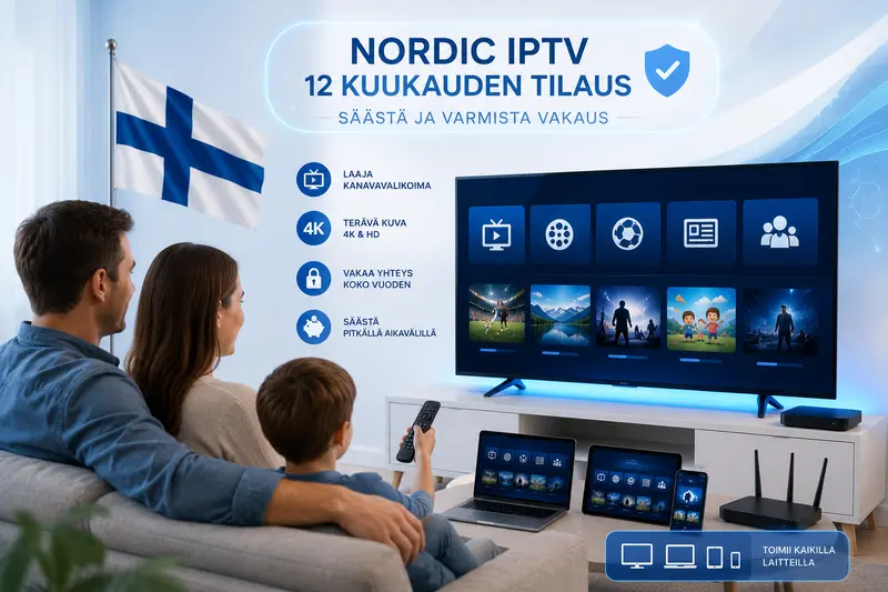 Nordic IPTV 12 kuukauden tilaus