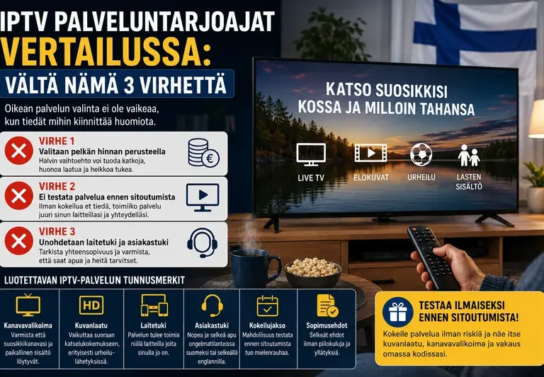 Iptv palveluntarjoajat
