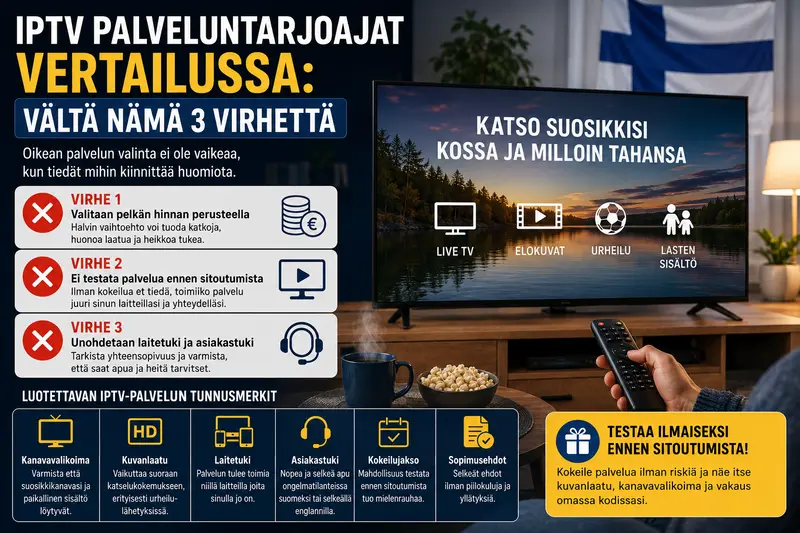 Iptv palveluntarjoajat